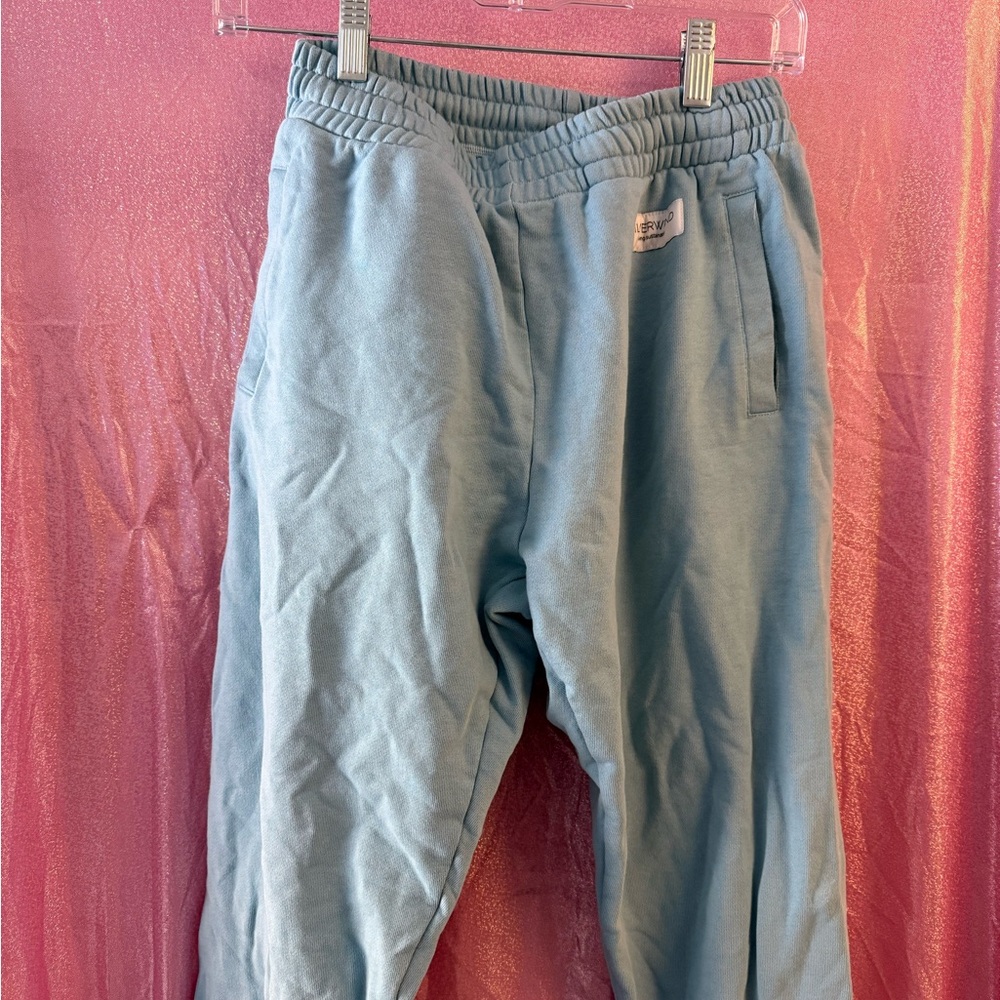 blue sweatpants